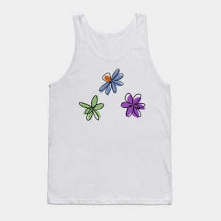 purple flowers Tank Top